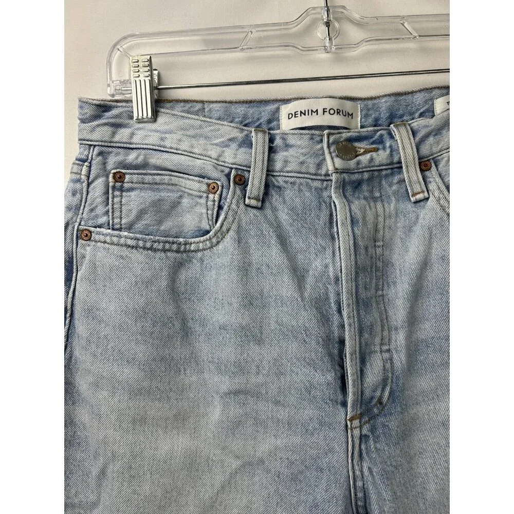 Aritzia DENIM FORUM Women’s Size 28L The BF High Rise Loose Jeans Slim Leg - Picture 15 of 16